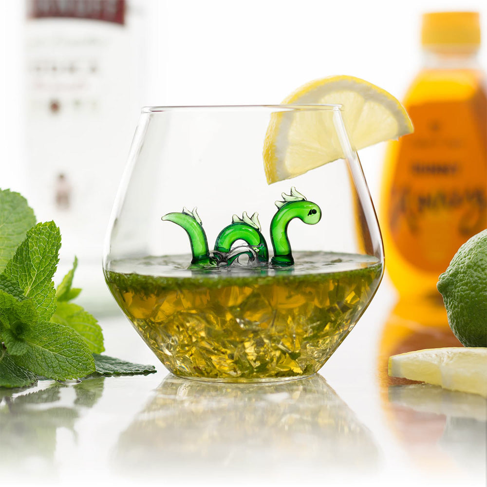 Jeray Bar Bespoke Nessie in a Glass Tumbler, 400ml