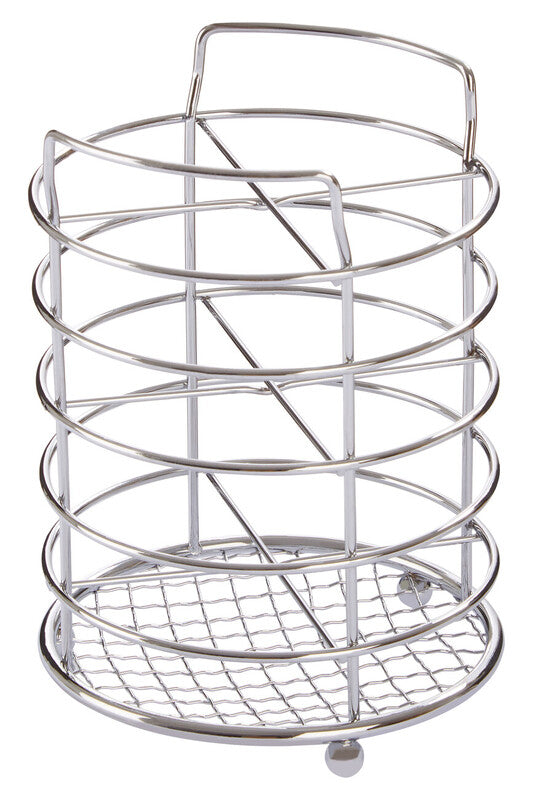 Orsina Soren Chrome 4-Section Cutlery Caddy