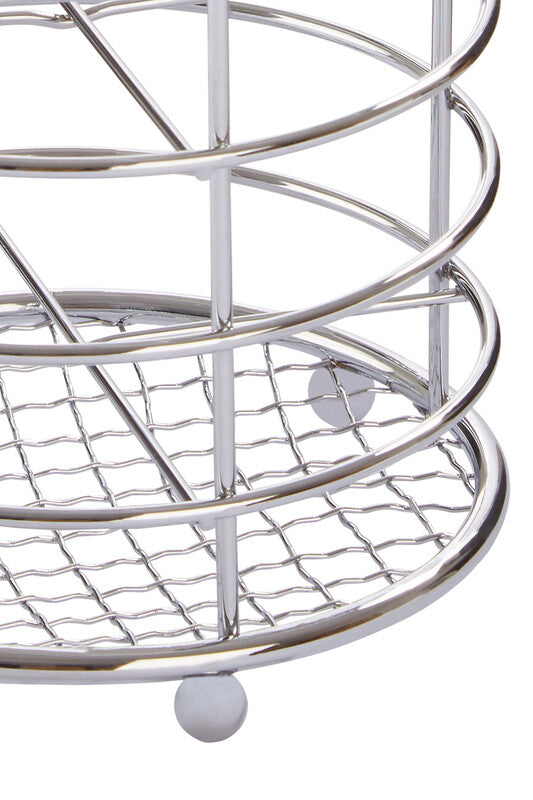 Orsina Soren Chrome 4-Section Cutlery Caddy