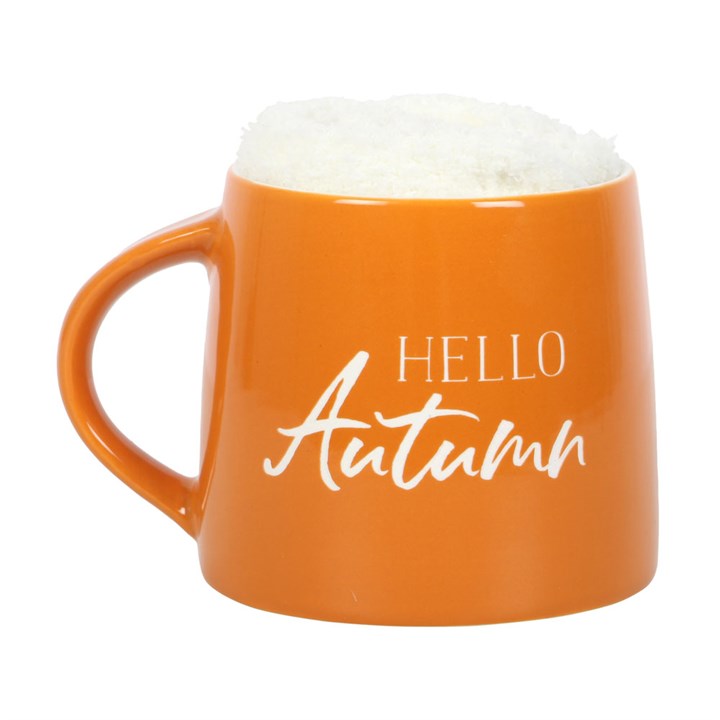 Blush & Bale Hello Autumn Mug and Sock Set