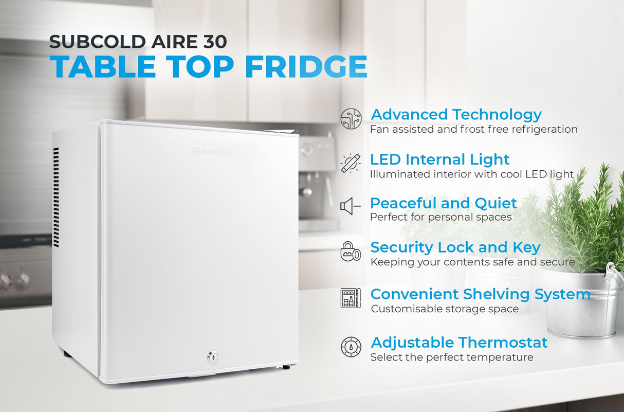 Subcold Aire30 LED Mini Fridge | 30L