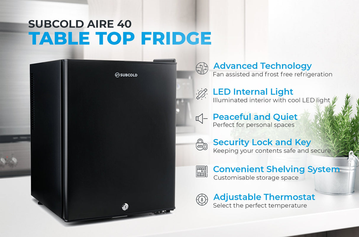 Subcold Aire40 LED Mini Fridge - 40L