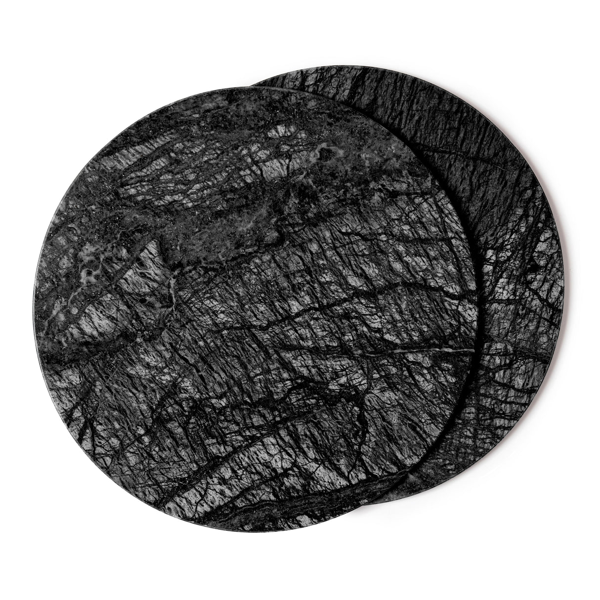 Rinkit Round Marble Placemats Pack of Six - 30cm