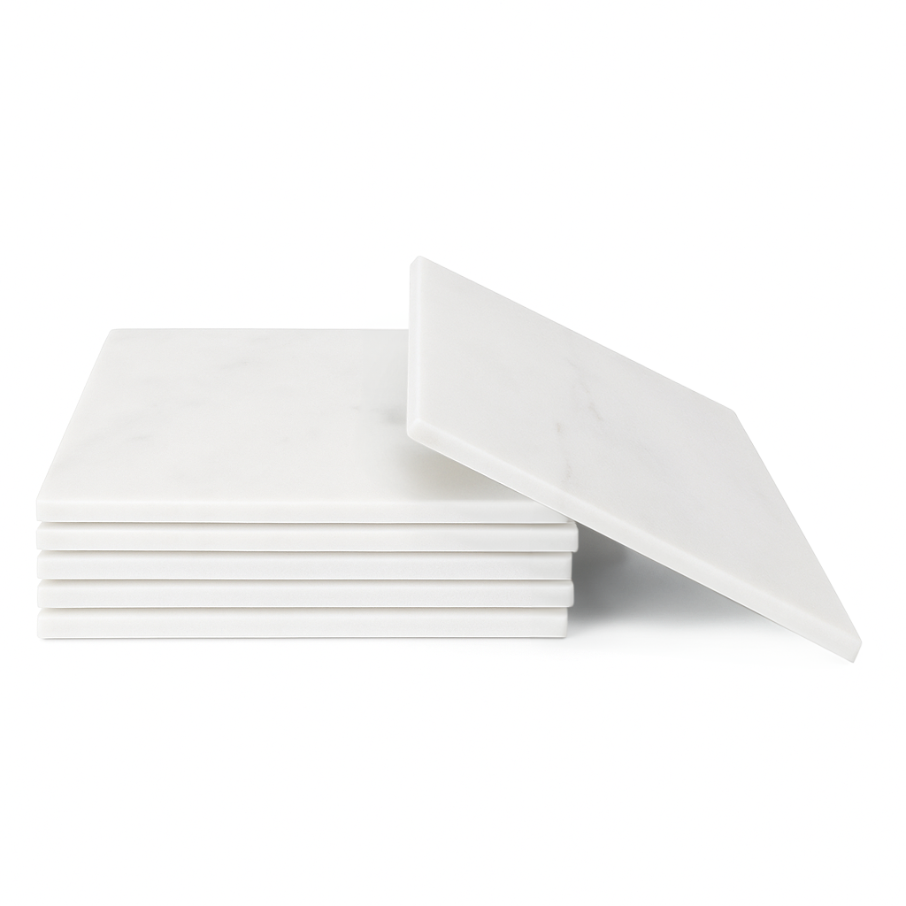 Rinkit Rectangle Marble Placemat Platter Chopping Board - 30cm x 20cm