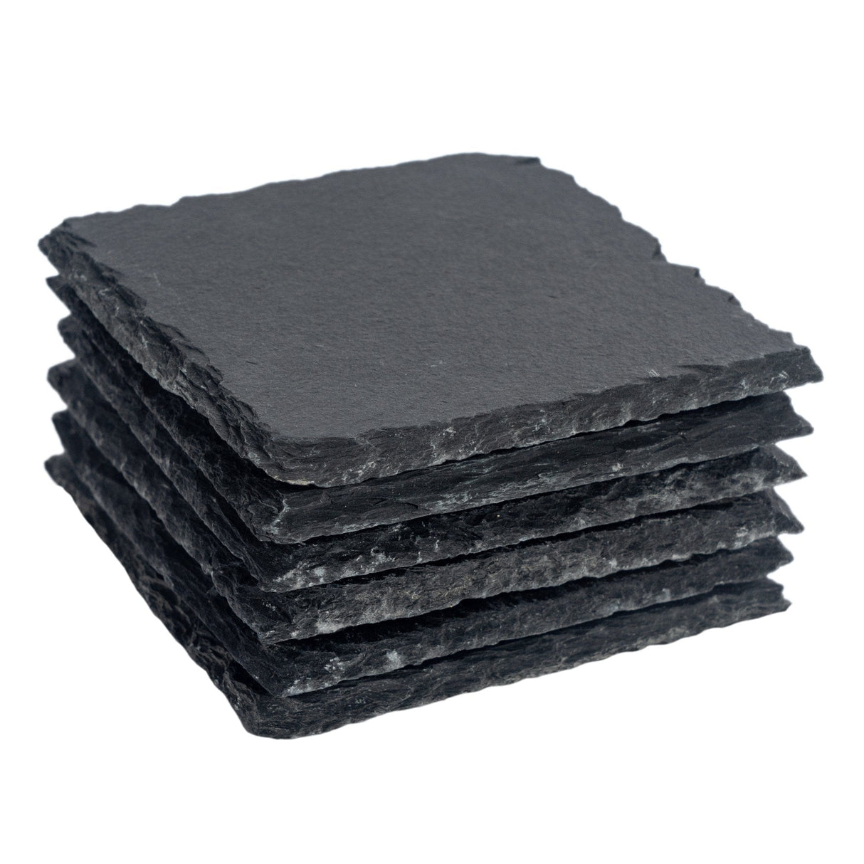 Rinkit Square Slate Coasters - Pack of 6