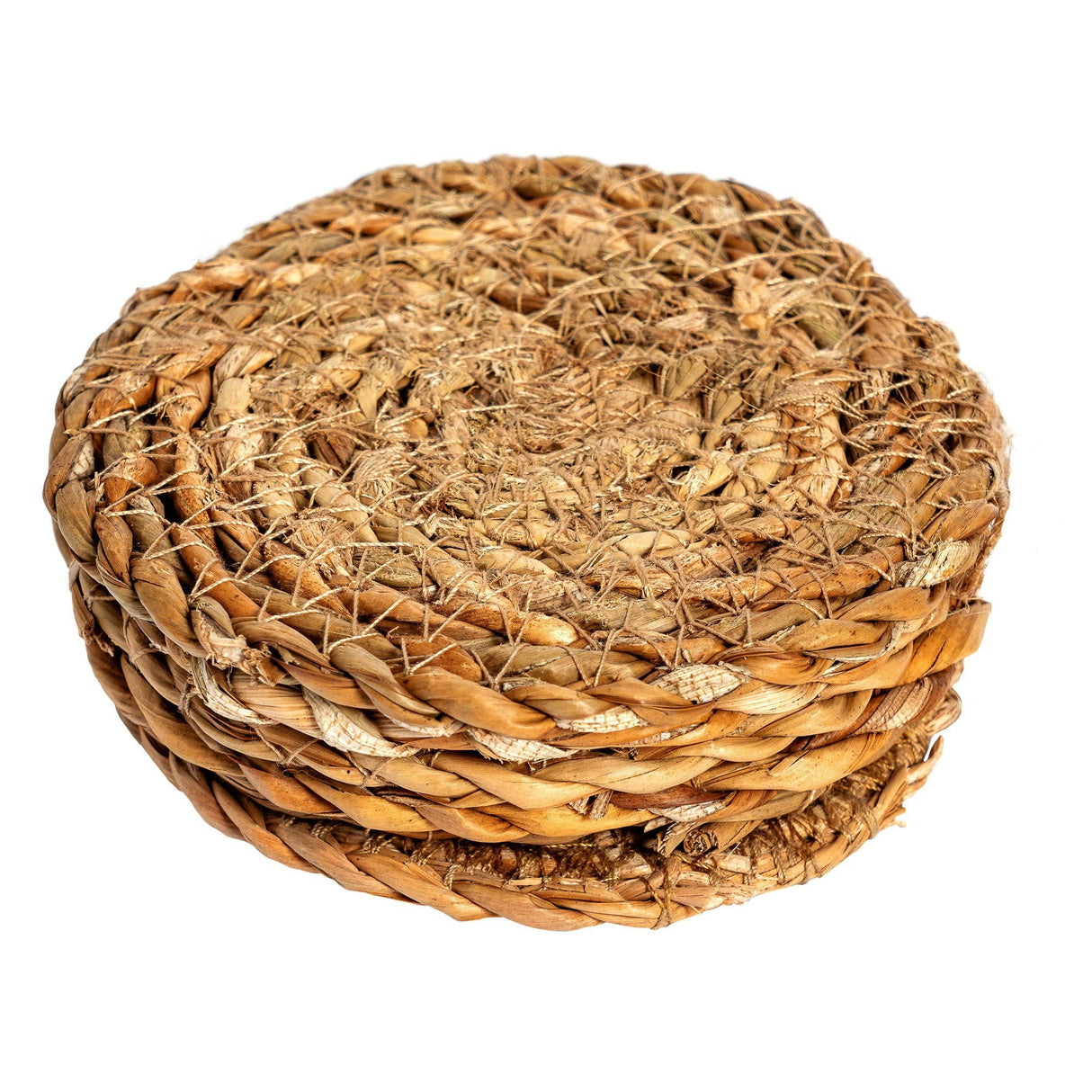 Rinkit Woven Typha Coasters - Pack of 6