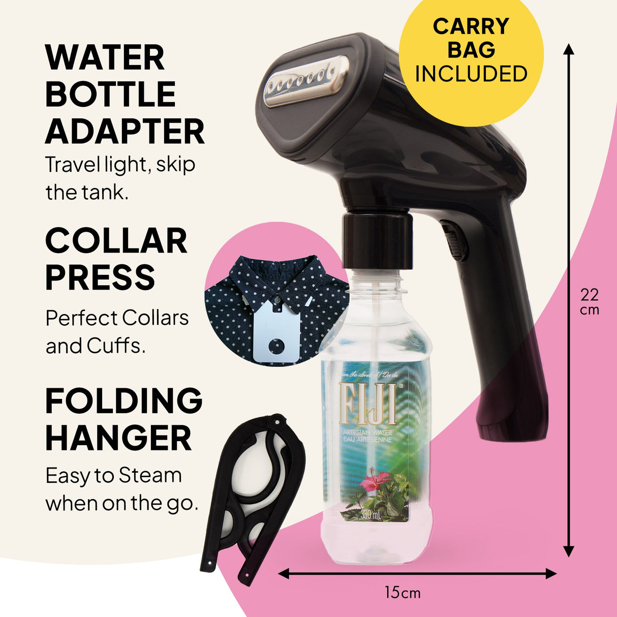 Fridja F10 Handheld Clothes Steamer