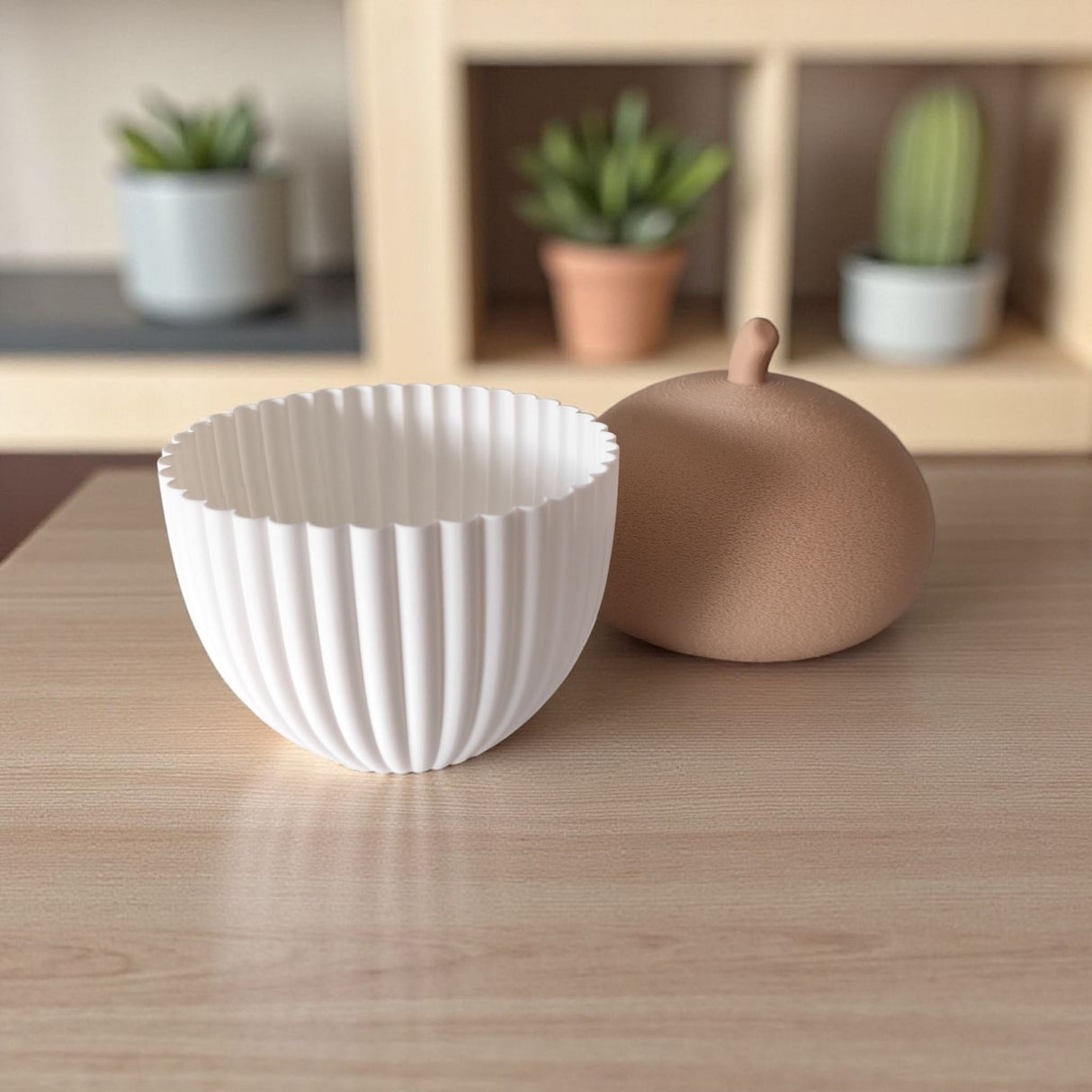 Filamora Studios Acorn LED Tealight Container