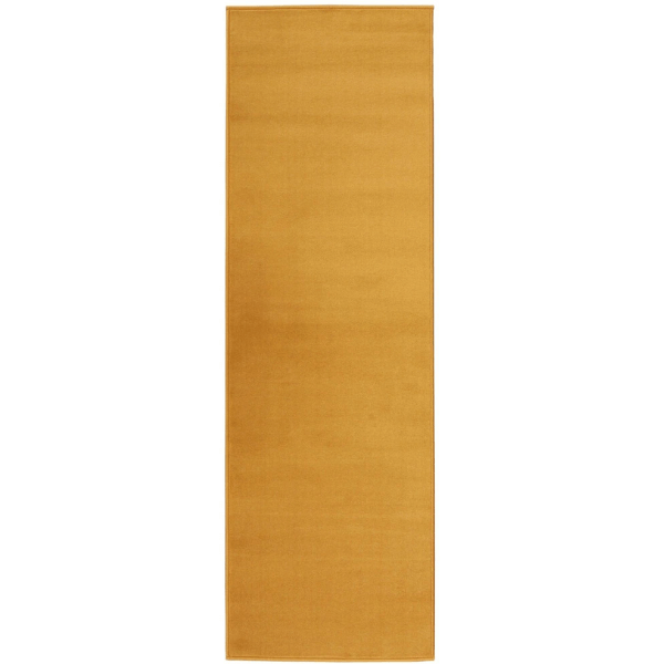 Maestro Solid Ochre Low‑Pile Indoor Floor Rug | The Rugs