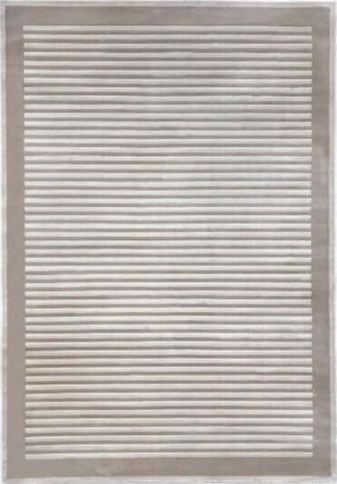 Belgrade Natural Striped Rug by The Rugs