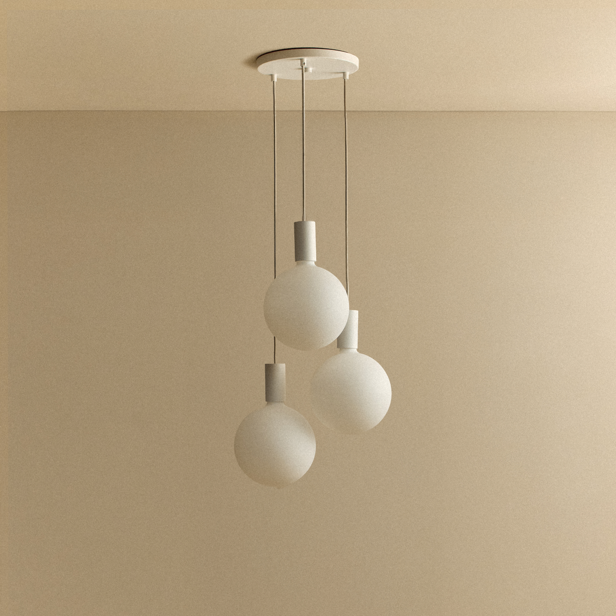 Tala Alumina Triple Pendant with Sphere V