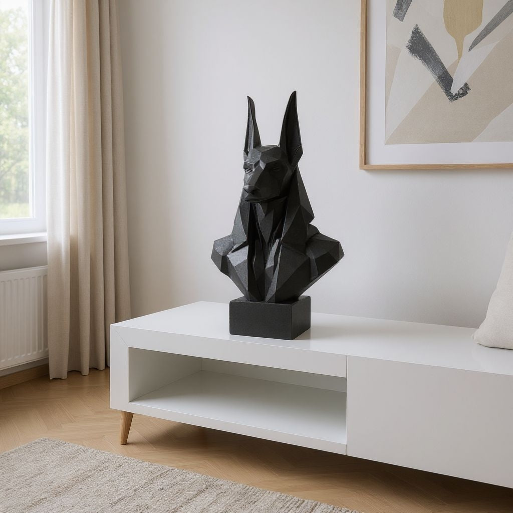 Filamora Studios Anubis Jackal Bust Sculpture