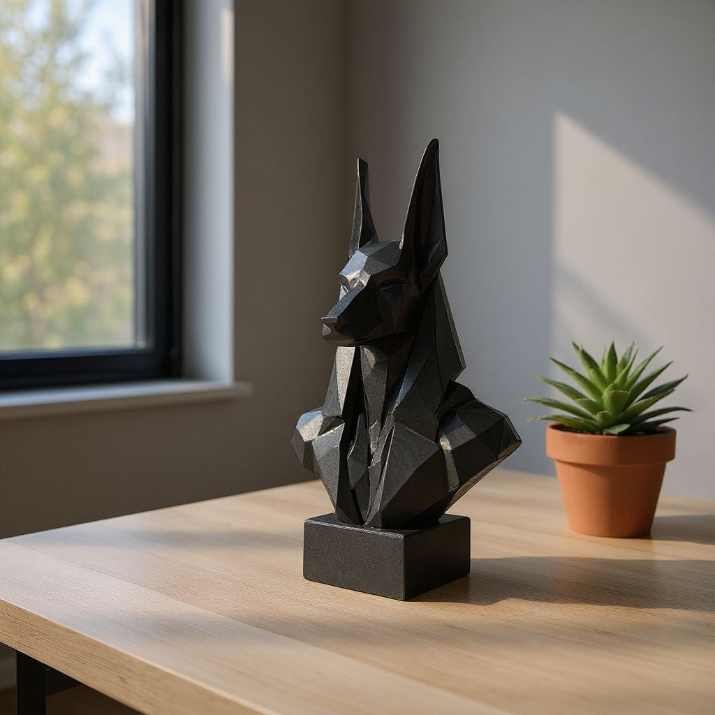 Filamora Studios Anubis Jackal Bust Sculpture