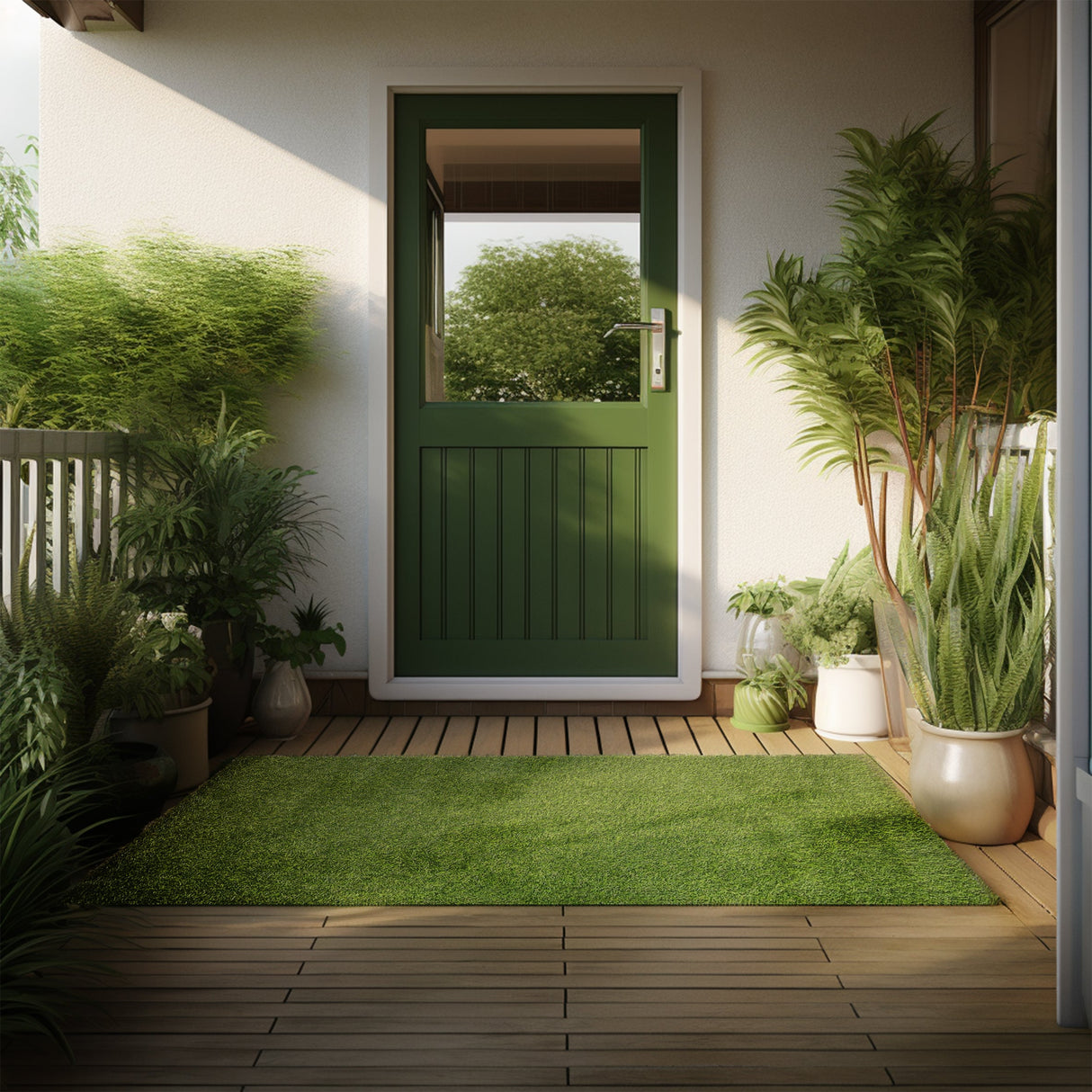 Nicoman Artificial Grass Door Mat - 70 x 130cm