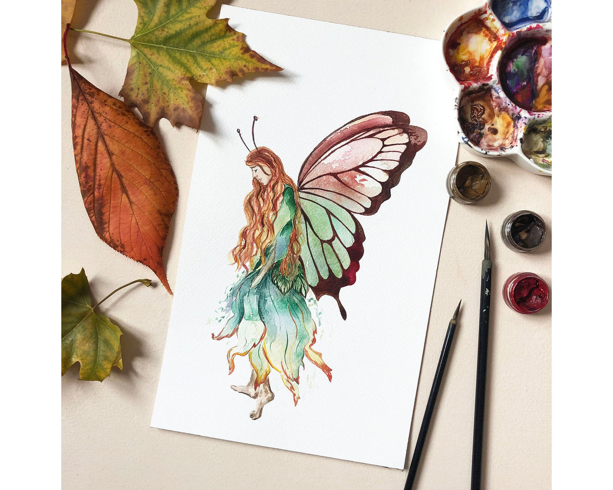 Forest Fairy Greetings Card | Katie Hipwell Design