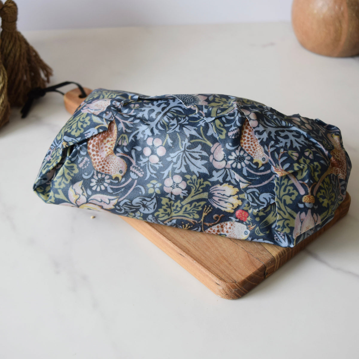 Lou-bees Strawberry Thief William Morris Beeswax Wrap