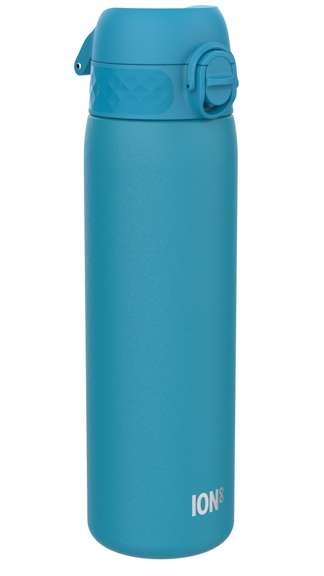 ION8 Leak Proof Slim Water Bottle, Stainless Steel, Blue, 600ml (20oz)
