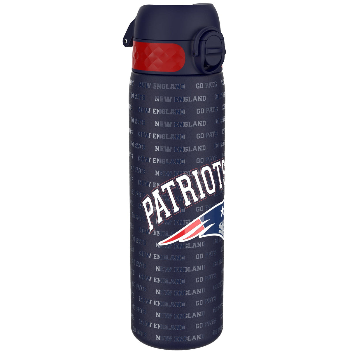 ION8 Leak Proof NFL Water Bottle, Stainless Steel, New England Patriots, 600ml