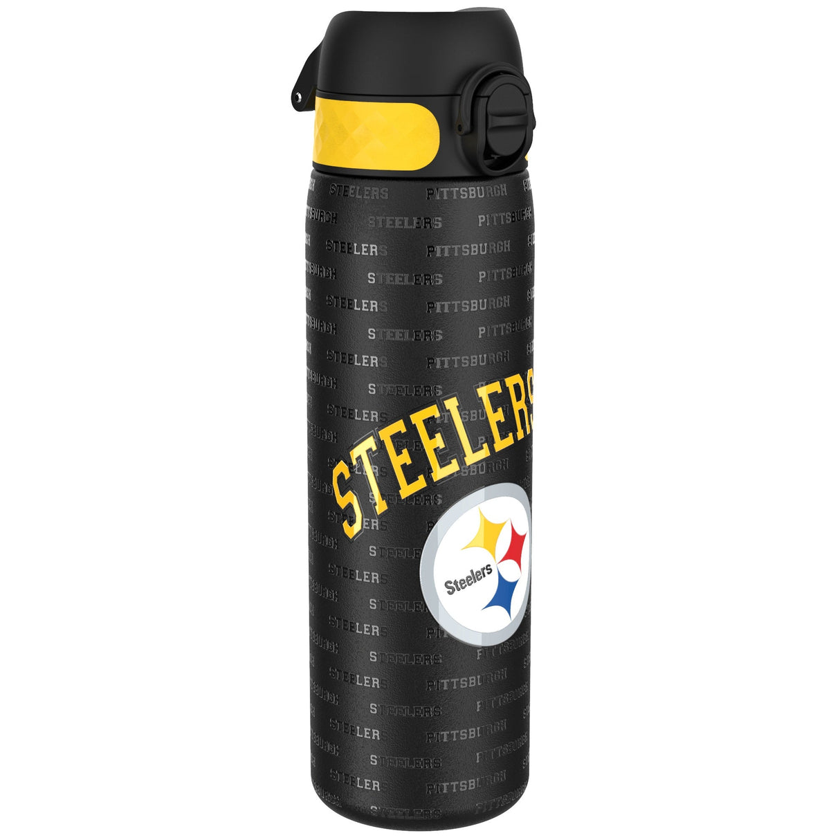 ION8 Leak Proof NFL Water Bottle, Stainless Steel, Pittsburgh Steelers, 600ml (20oz)