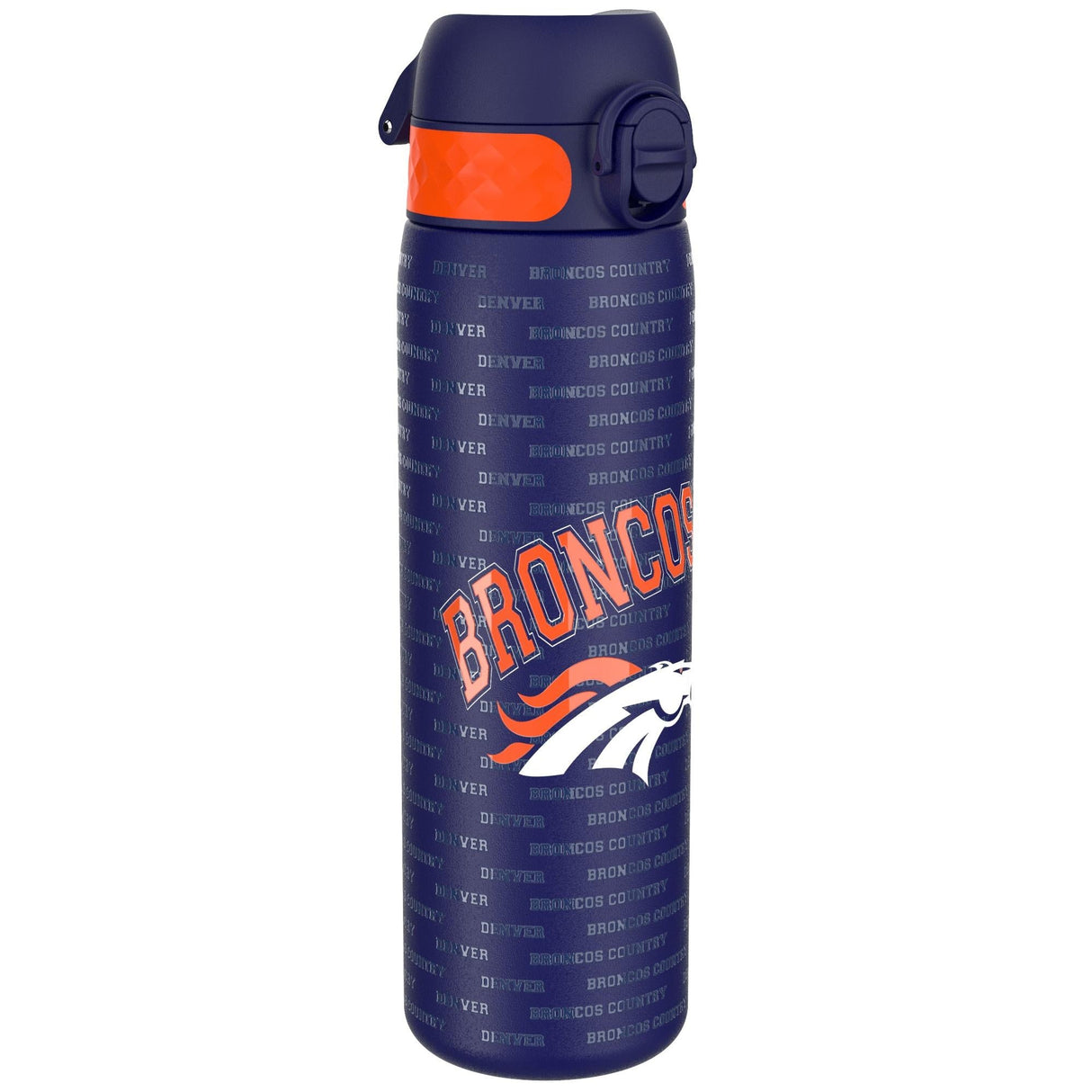 ION8 Leak Proof NFL Water Bottle, Stainless Steel, Denver Broncos, 600ml (20oz)