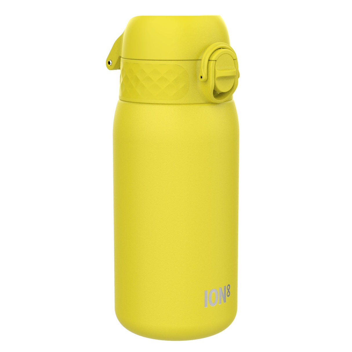 ION8 Leak Proof Kids Water Bottle, Stainless Steel, Yellow, 400ml (13oz)