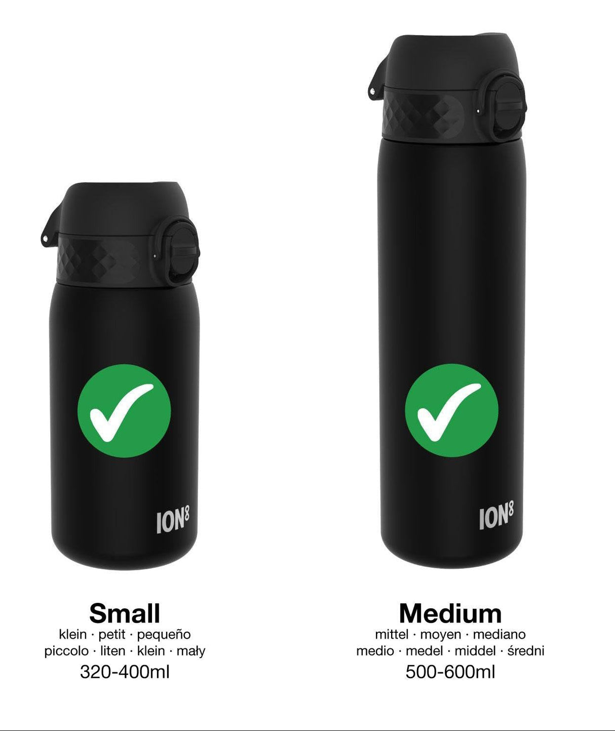 ION8 Leak Proof Water Bottle Accessory, Replacement Lid, Light Purple, Small / Medium