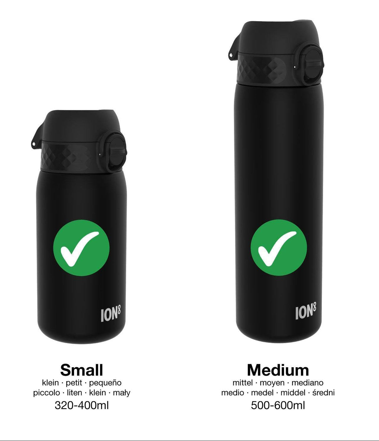 ION8 Leak Proof Water Bottle Accessory, Replacement Lid, Navy, Small / Medium