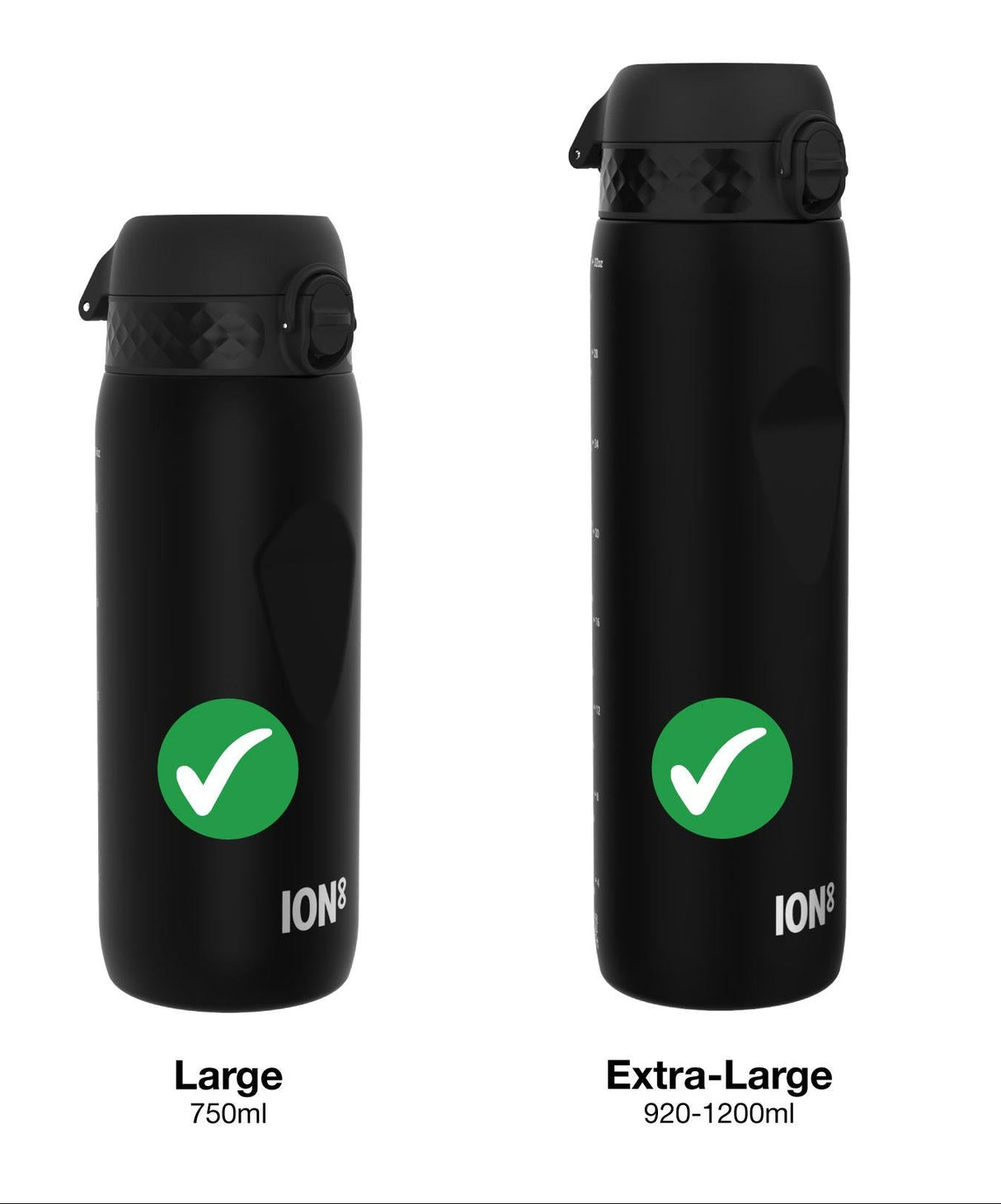 ION8 Leak Proof Water Bottle Replacement Lid, Rose Quartz, Large