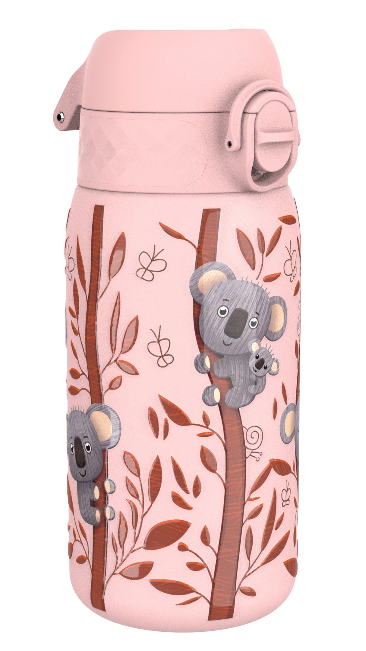 ION8 Leak Proof Kids Water Bottle, Stainless Steel, Koalas, 400ml (13oz)