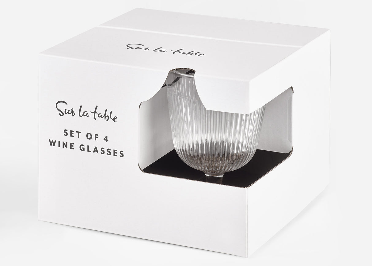 Sur La Table Wine Glasses - Set of 4