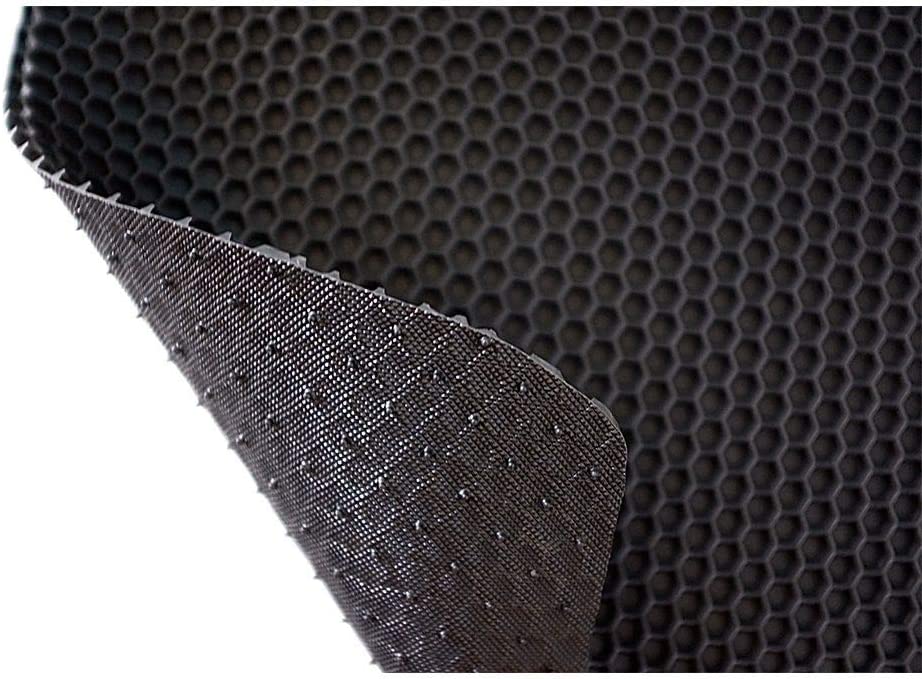 Nicoman Hex Dirt Catcher Large Anti-Slip All-Weather Car Mats 4Pc