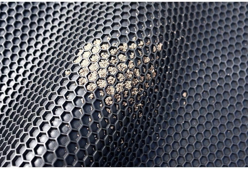 Nicoman Hex Dirt Catcher Large Anti-Slip All-Weather Car Mats 4Pc