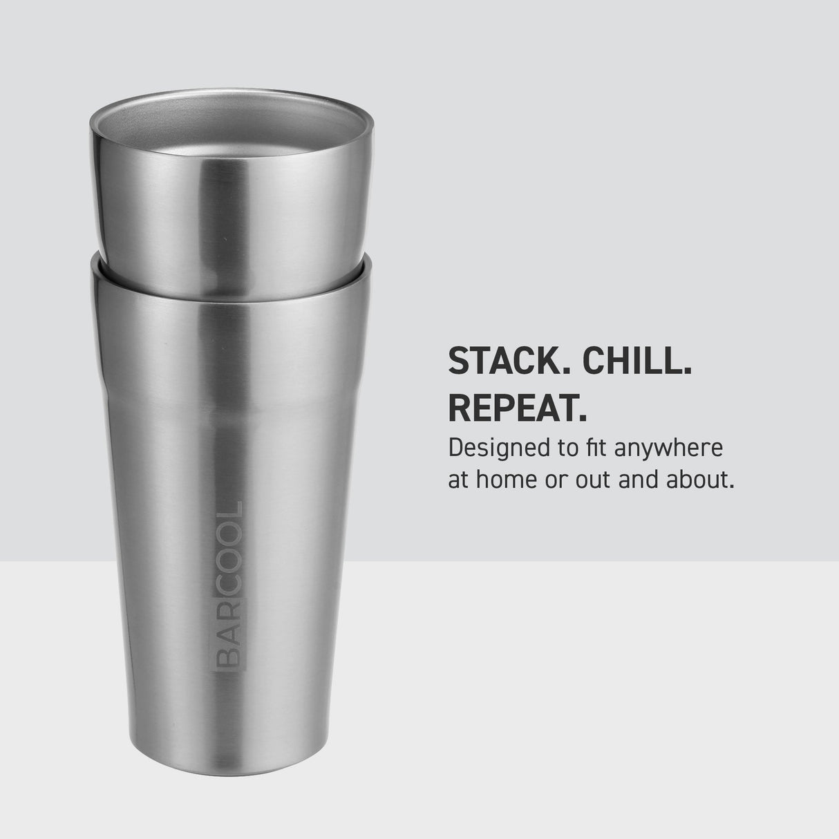 Subcold Barcool Stackable Beer Cup - 600ml
