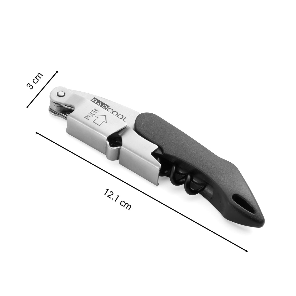 Subcold Barcool Black Stainless Steel Wine Opener