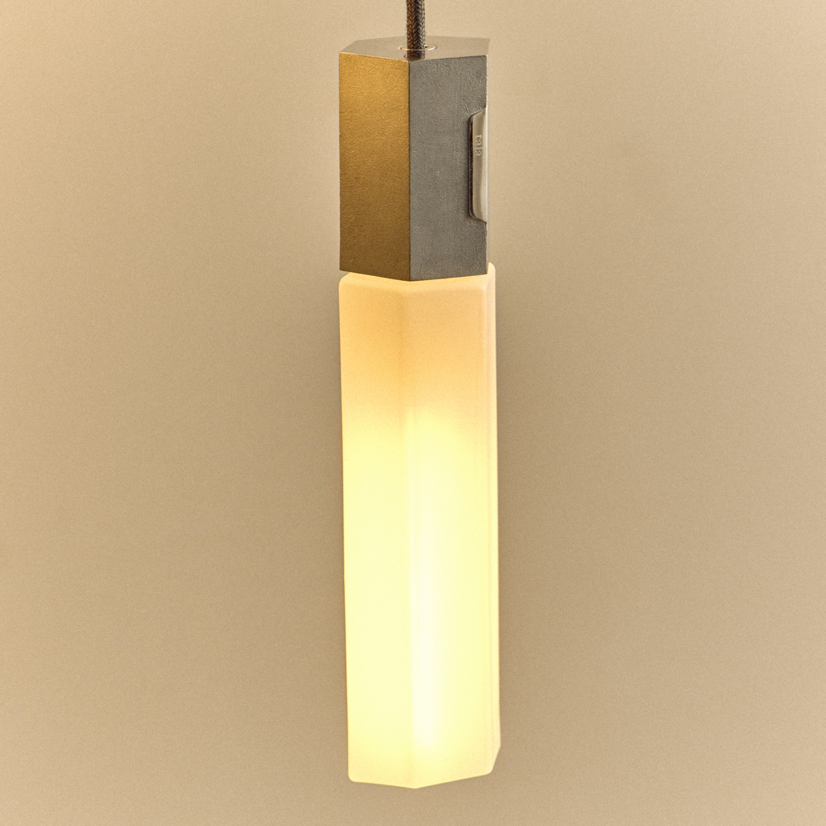 Tala Basalt Nine Pendant in Stainless Steel