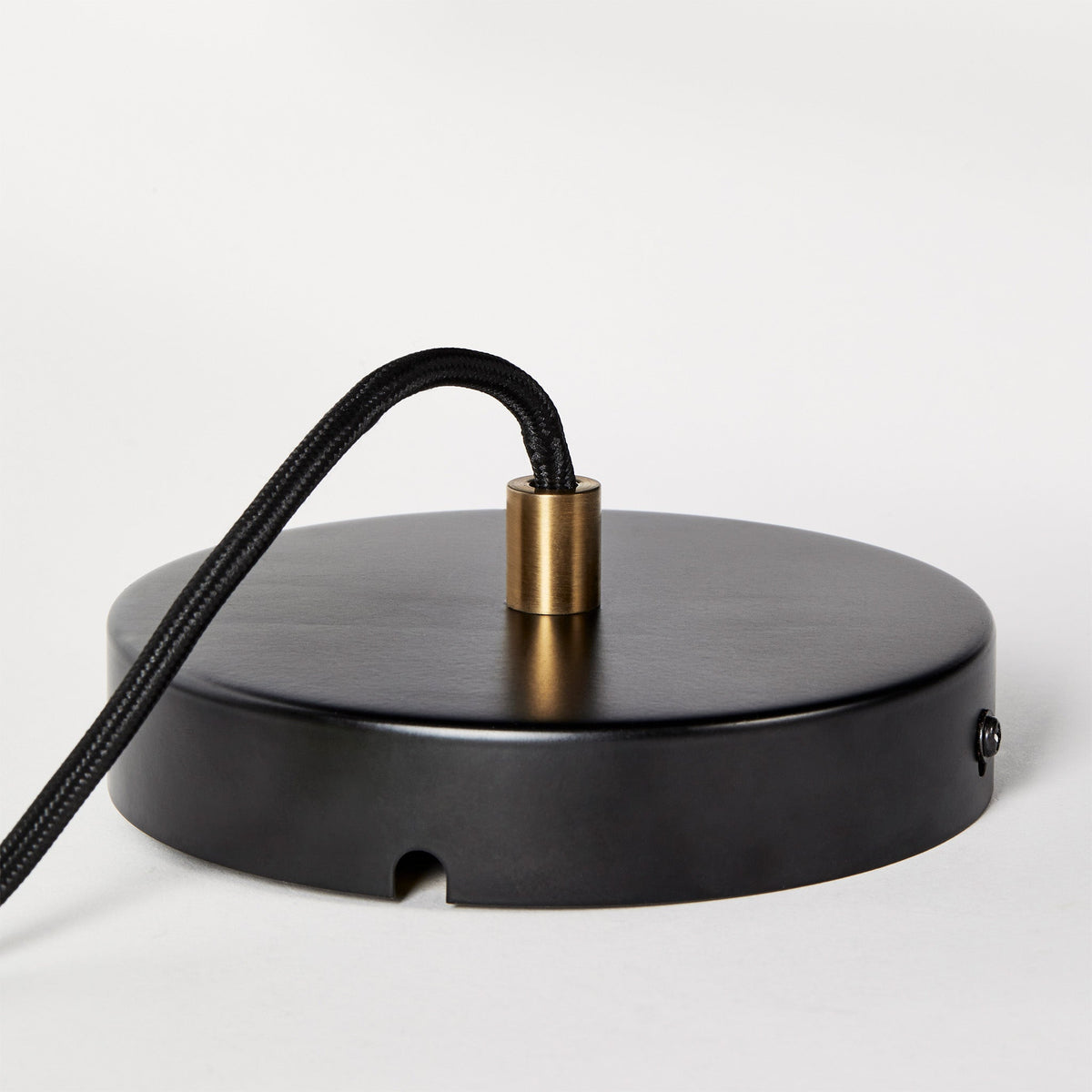 Tala Basalt Single Pendant in Stainless Steel