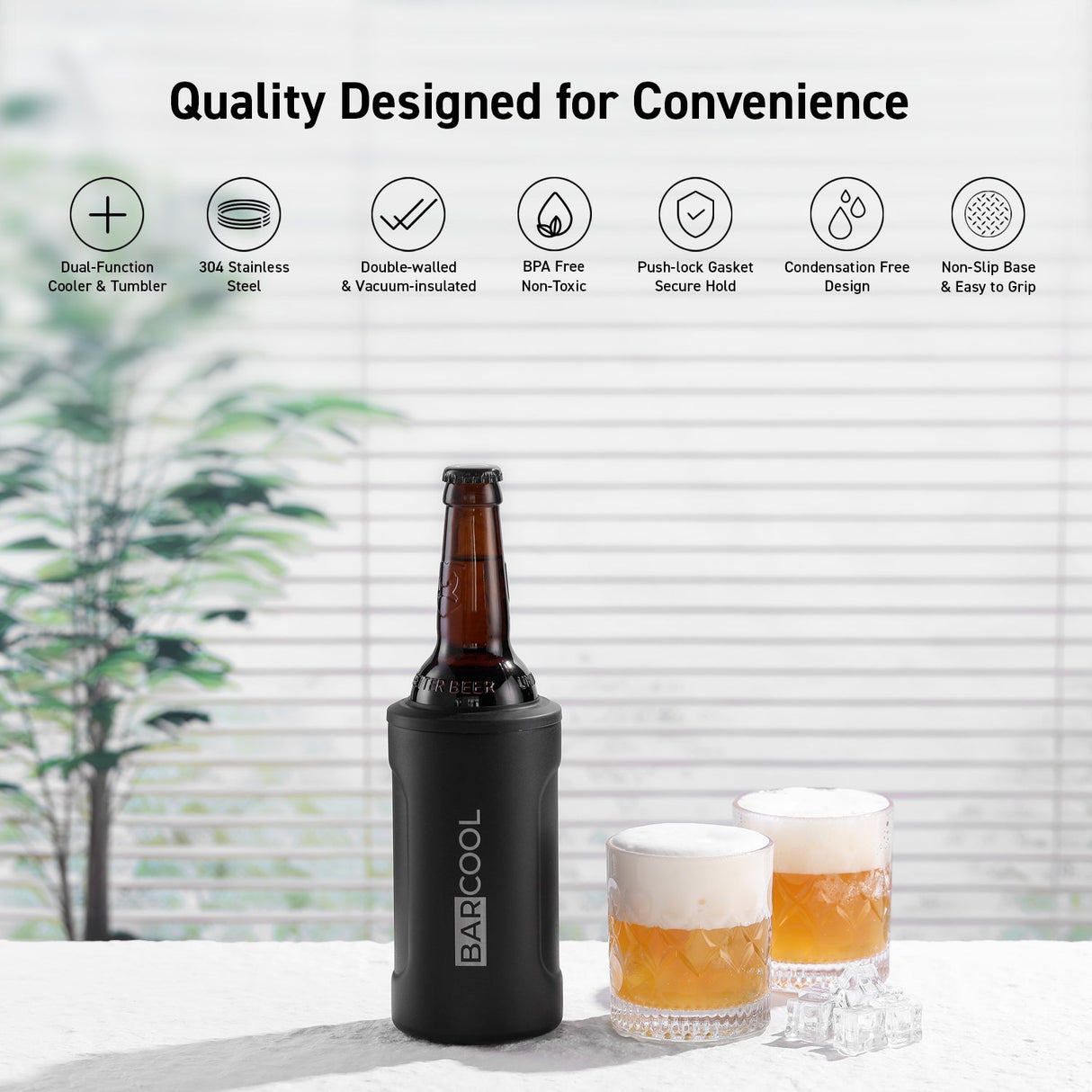 Subcold Barcool Insulated Beer Cooler & Tumbler with Opener