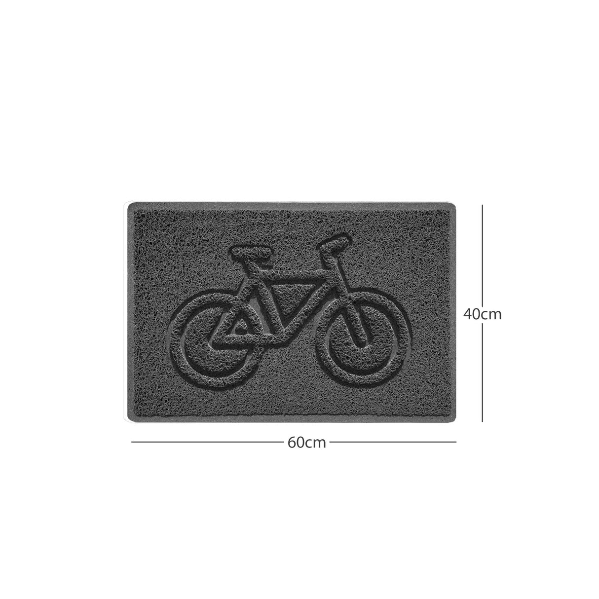 Nicoman "Cycle" Grey Spaghetti Doormat