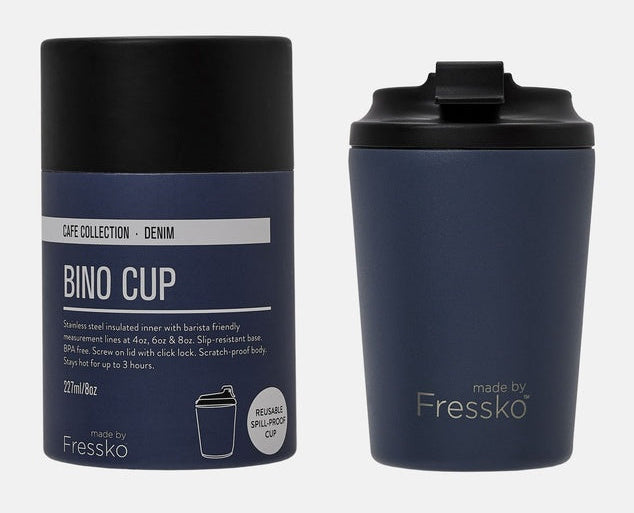 FRESSKO Denim Reusable Cup (Stainless Steel)