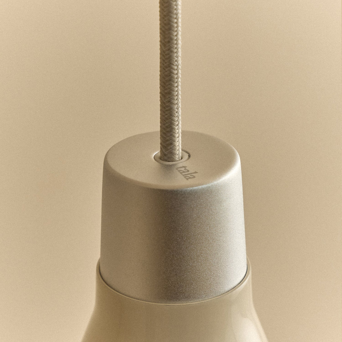 Tala Bower Pendant Light Medium in Oyster White with Sphere IV