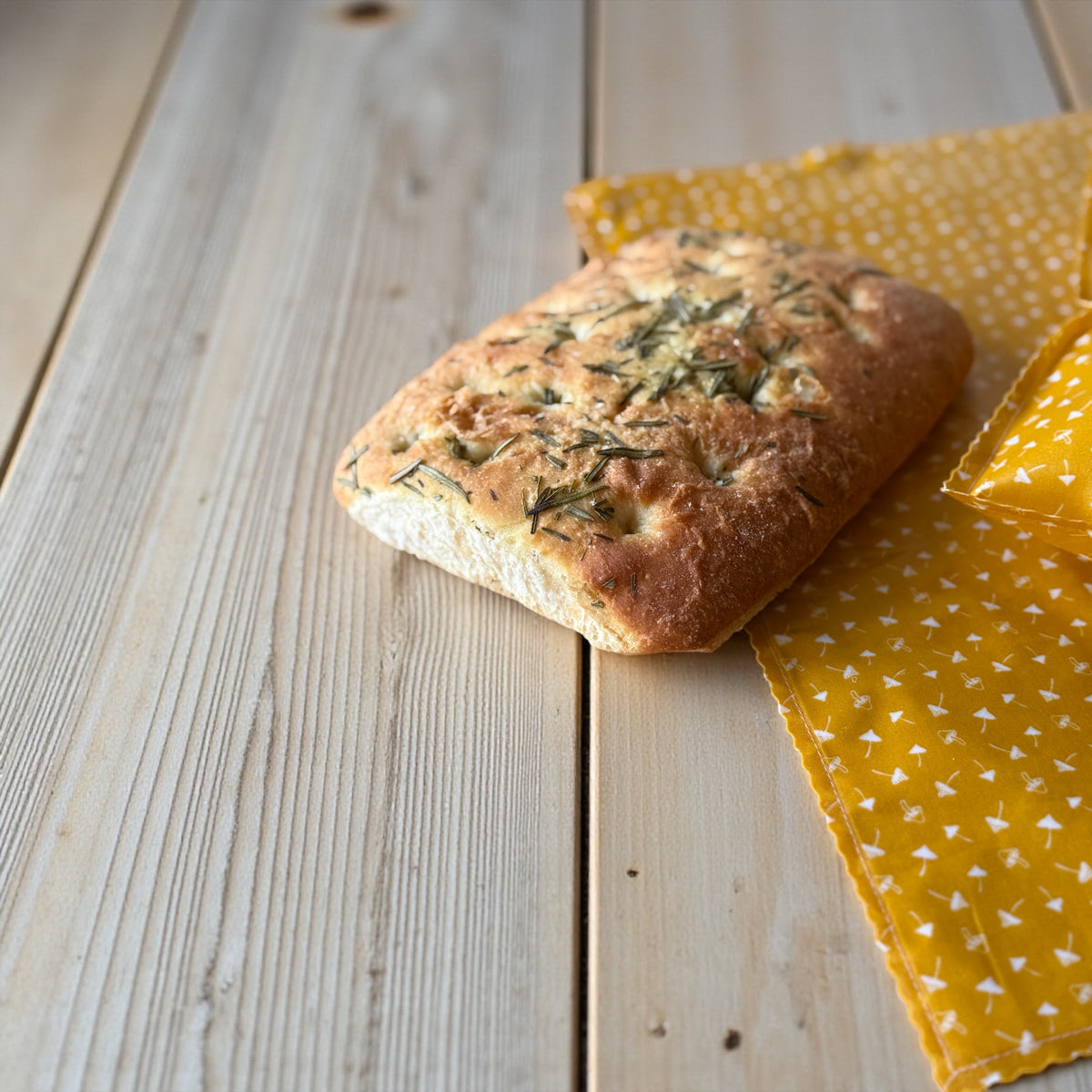 Lou-bees Toadstool Mustard Bread Bag
