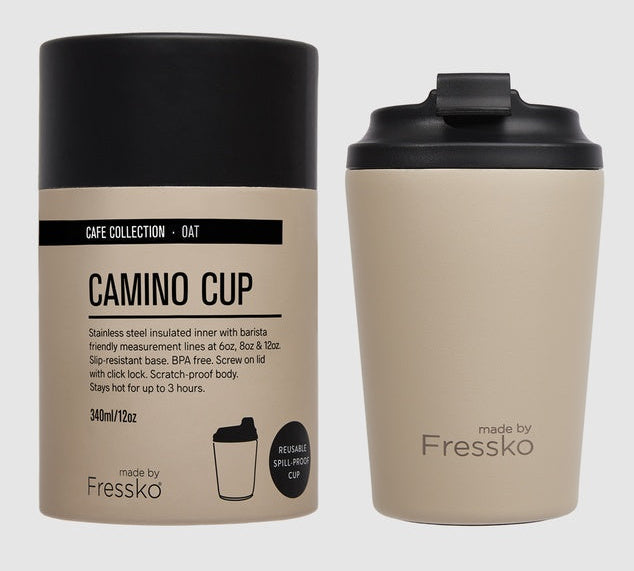 Fressko Oat Reusable Travel Mug Stainless Steel