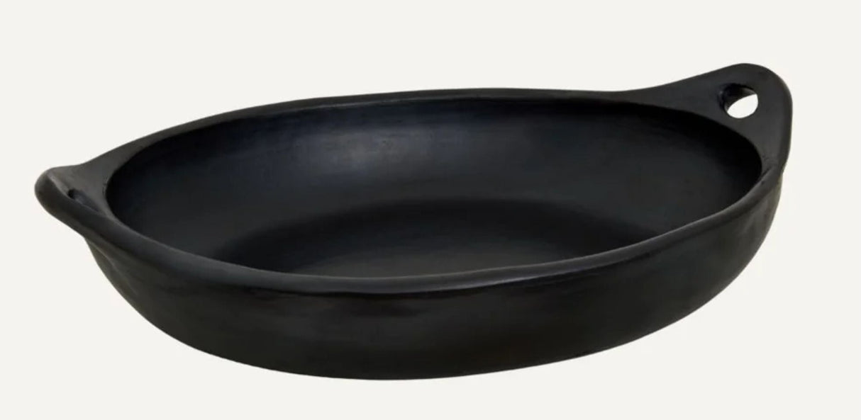 CasaLatina Chamba Black Clay Roasting Dish - Set of 3