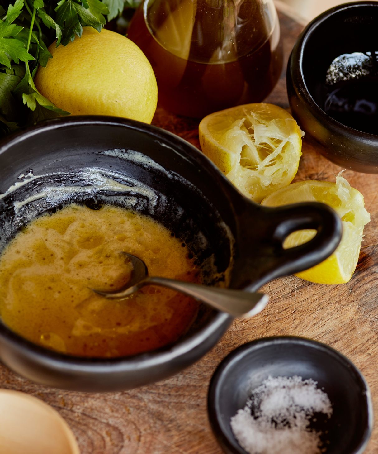 CasaLatina Chamba Black Clay Handle Bowl - Set of 2