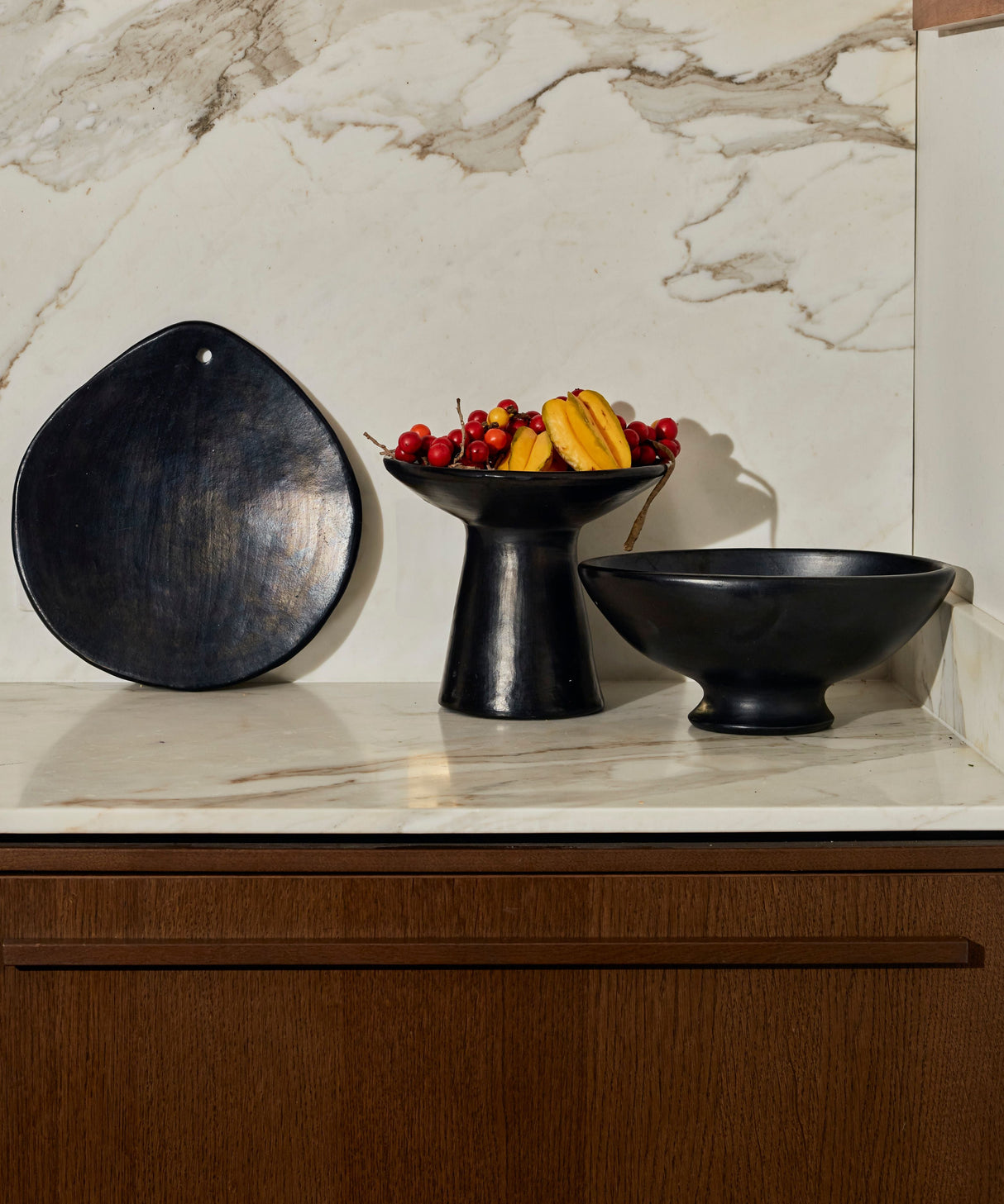 CasaLatina Chamba Black Clay Grill Pan