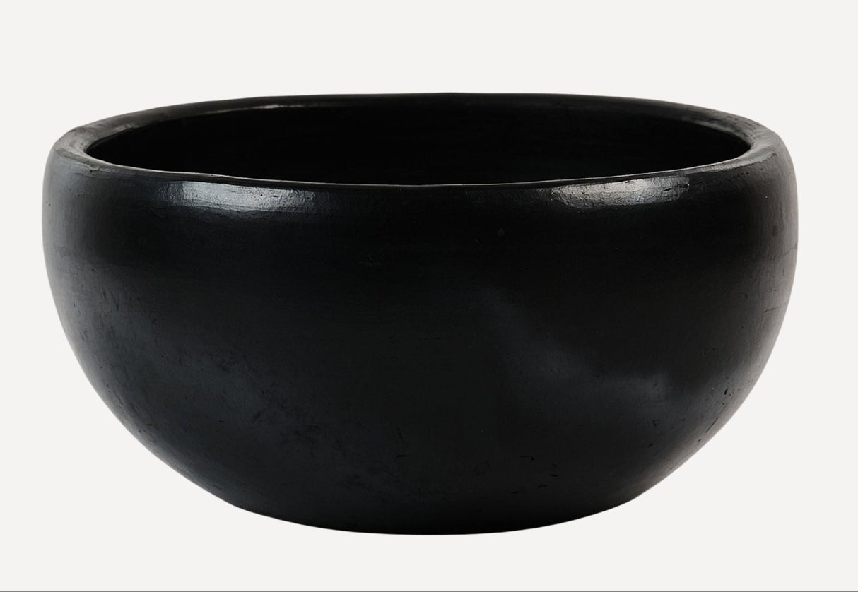 CasaLatina Chamba Black Clay Soup Bowl Set of 2