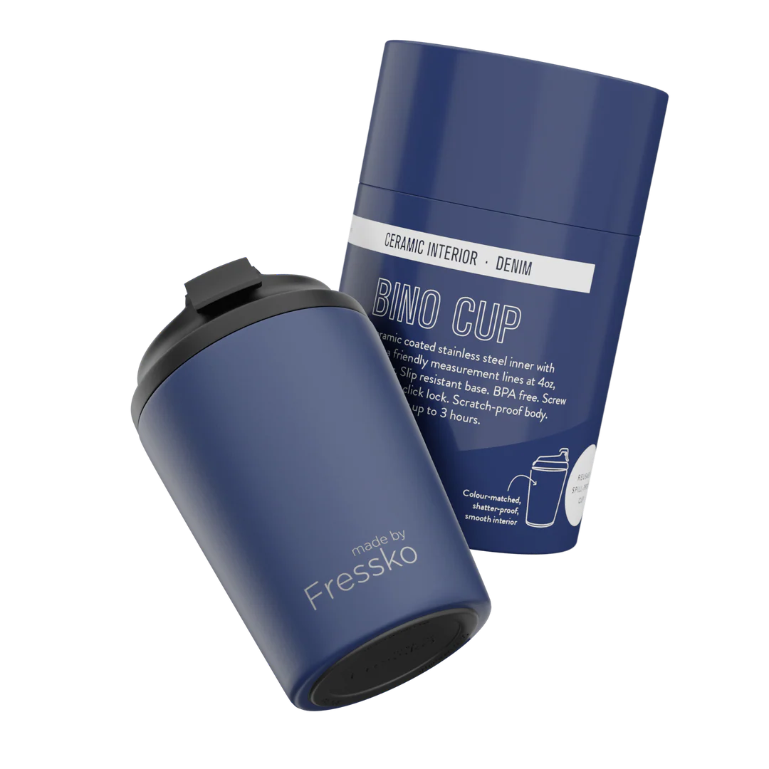 Fressko Denim Reusable Ceramic Cup