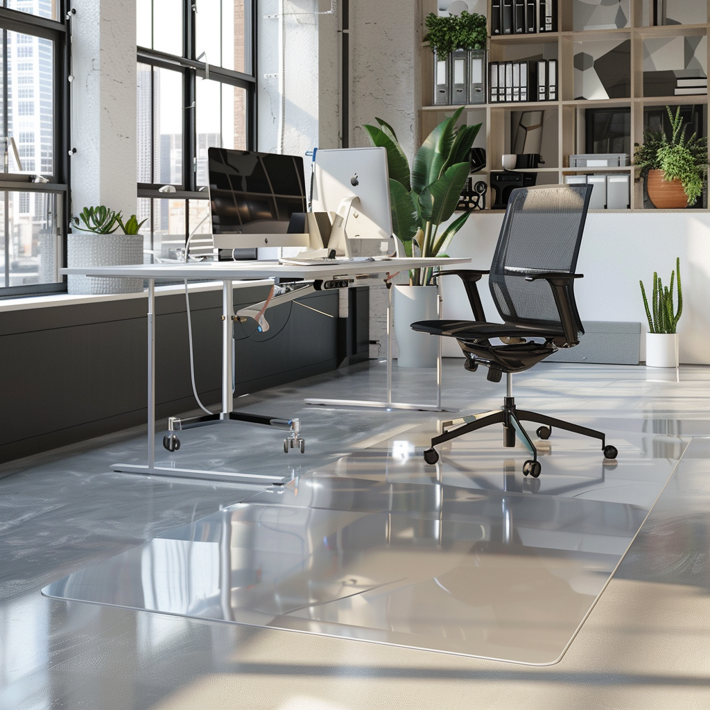 Nicoman Chair Mat for Hard Floors - Transparent