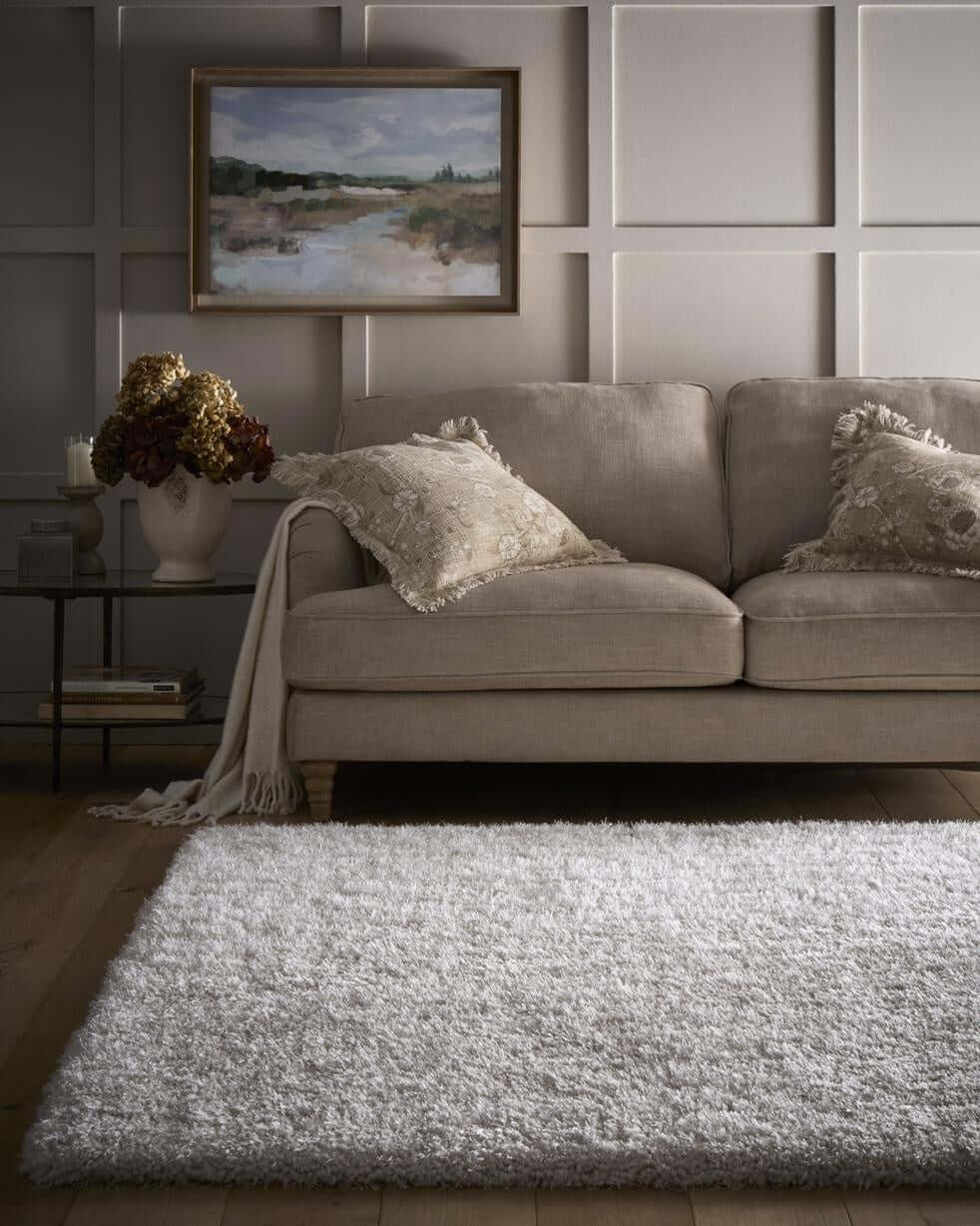 The Rugs - Chicago Cream Shaggy Rug