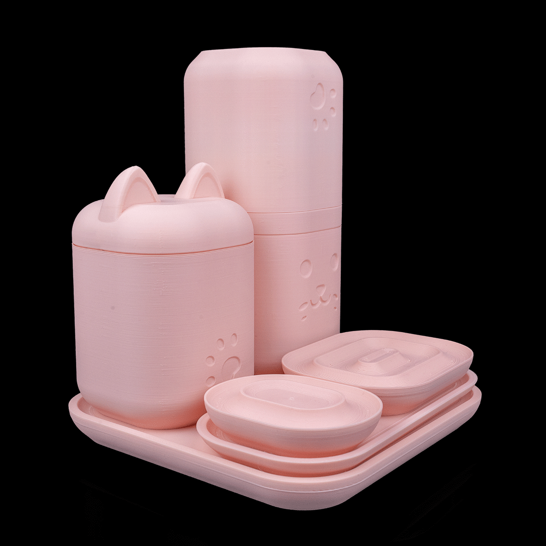 Filamora Studios Cute Kitty Home Organisation Kit